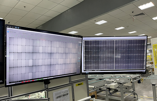 Testing av solcellepanel: Visuell sjekk / EL-test