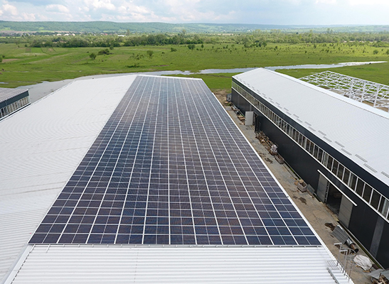 1MW Rooftop Solar Project i Storbritannia