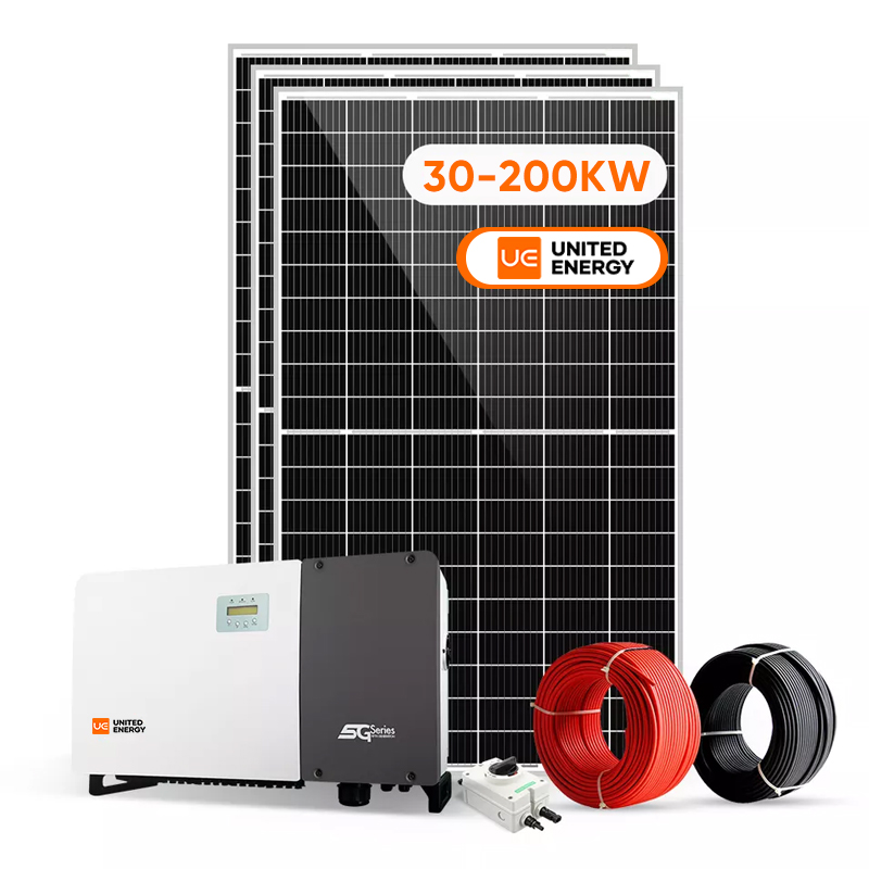 Kommersiell og industriell bruk på nettet Solenergisystem 30KW 50KW 100KW 150KW 200KW