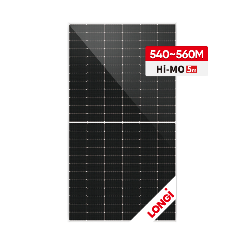 LONGi Mono Solcellemodul 550W Solcellepanel 555W 560W Med 182mm Solceller