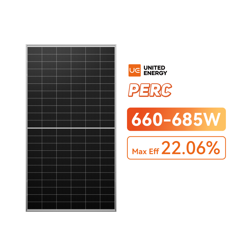 600 Watt solcellepanelsett med batteri og inverter 660-685W