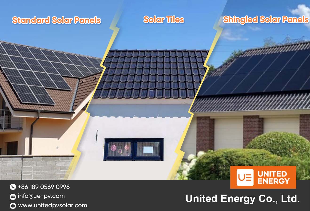 Shingled solcellepaneler VS. Solfliser VS. Standard solcellepaneler